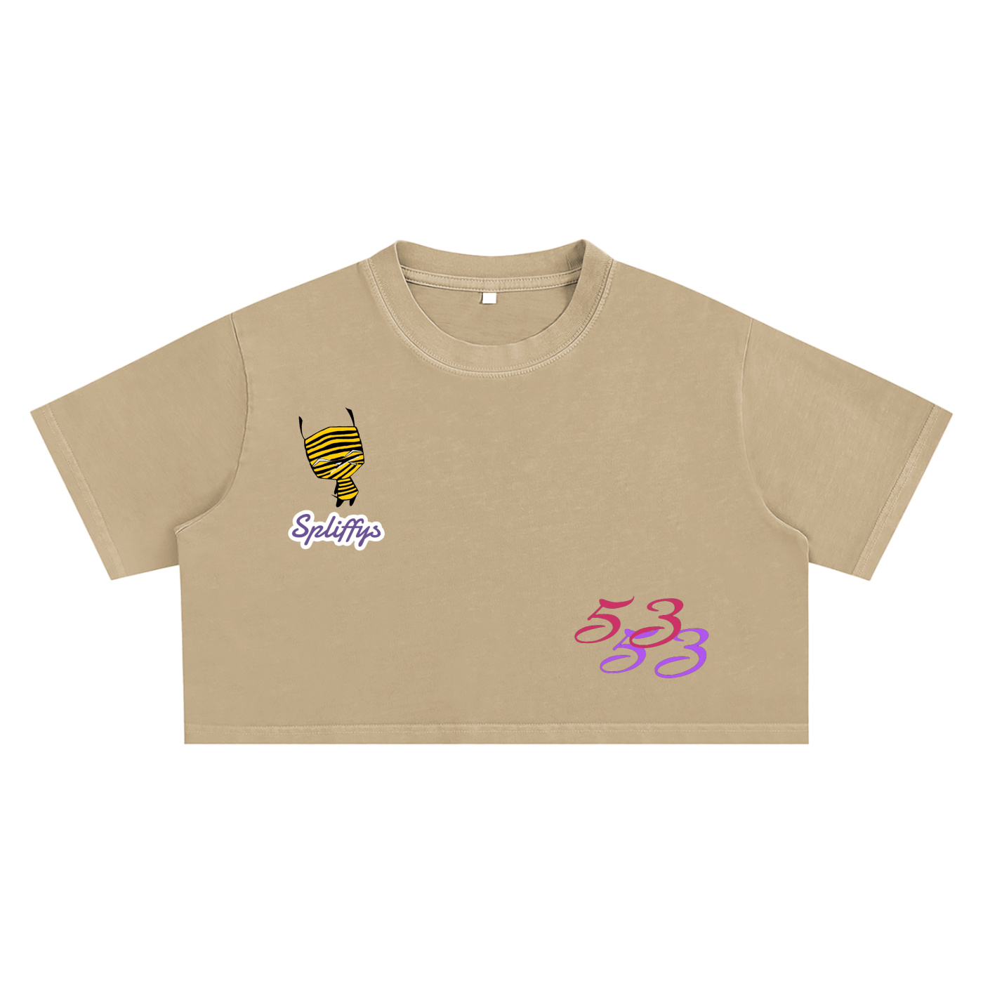 SPLIFFYS WMNS- RISK TAKERS CLUB CROP TOP