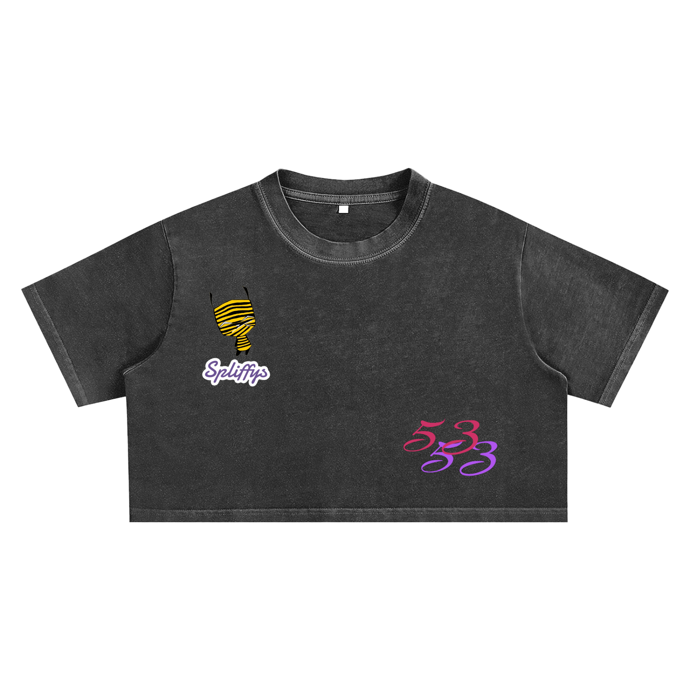 SPLIFFYS WMNS- RISK TAKERS CLUB CROP TOP