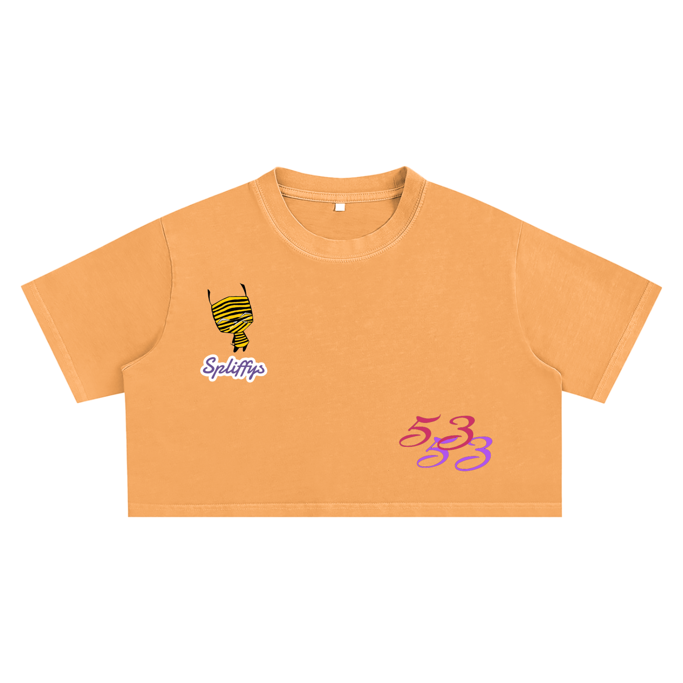 SPLIFFYS WMNS- RISK TAKERS CLUB CROP TOP
