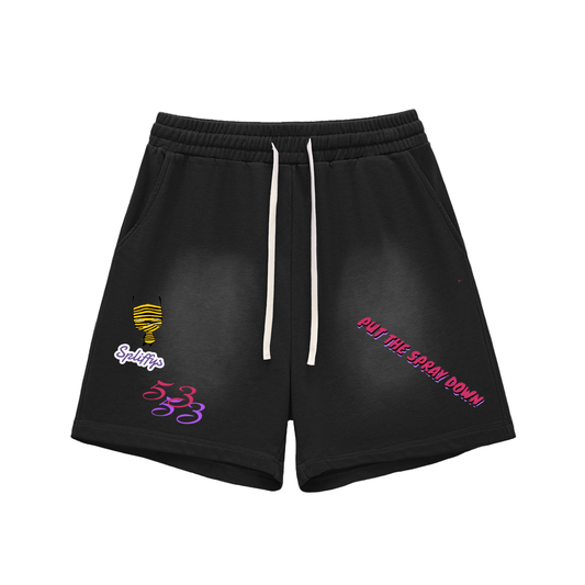 SPLIFFYS- "PUT THE SPRAY DOWN" SHORTS